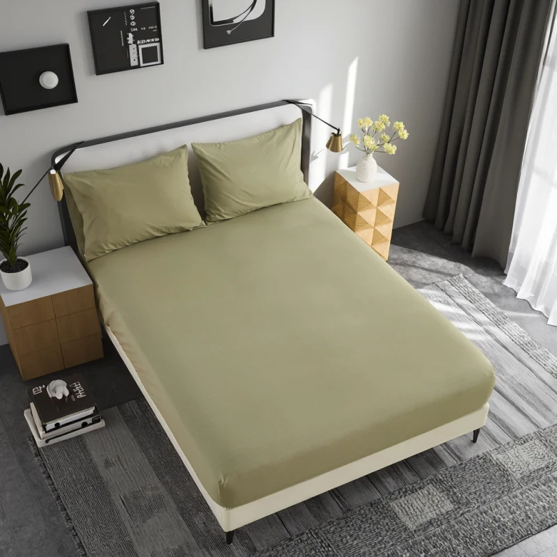 Family-Anti-Static-Conductive-Fiber-Fitted-Flat-Sheets-Soft-Grounding-Bedding-with-Breathable-Feature-Comfortable-Convenient
