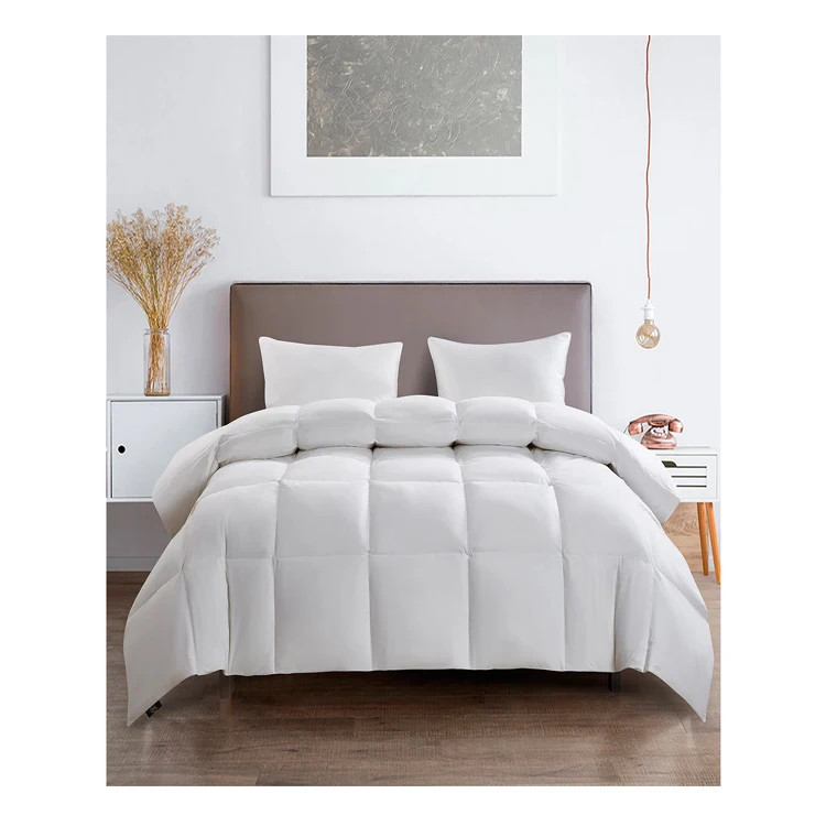 Famous-Brand-Luxury-Duck-Goose-Down-Feather-Queen-Size-Comforter-Set