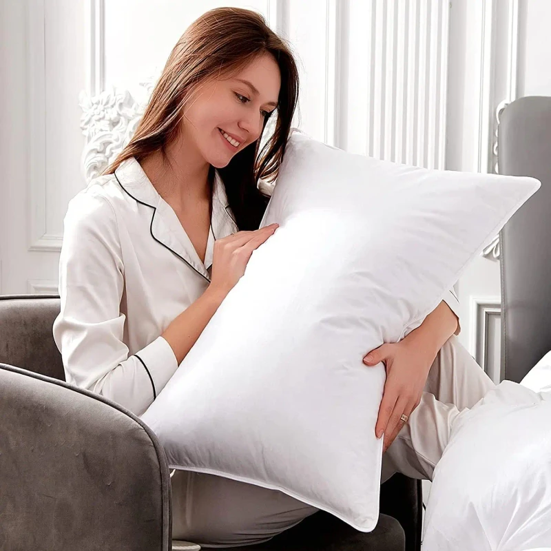 Feather-Down-Pillow-100-Cotton-Luxury-Hotel-Collection-Bed-Pillows-for-Sleeping-Down-Surrounded-Fluffy-Medium-Firm-Bed-Pillows