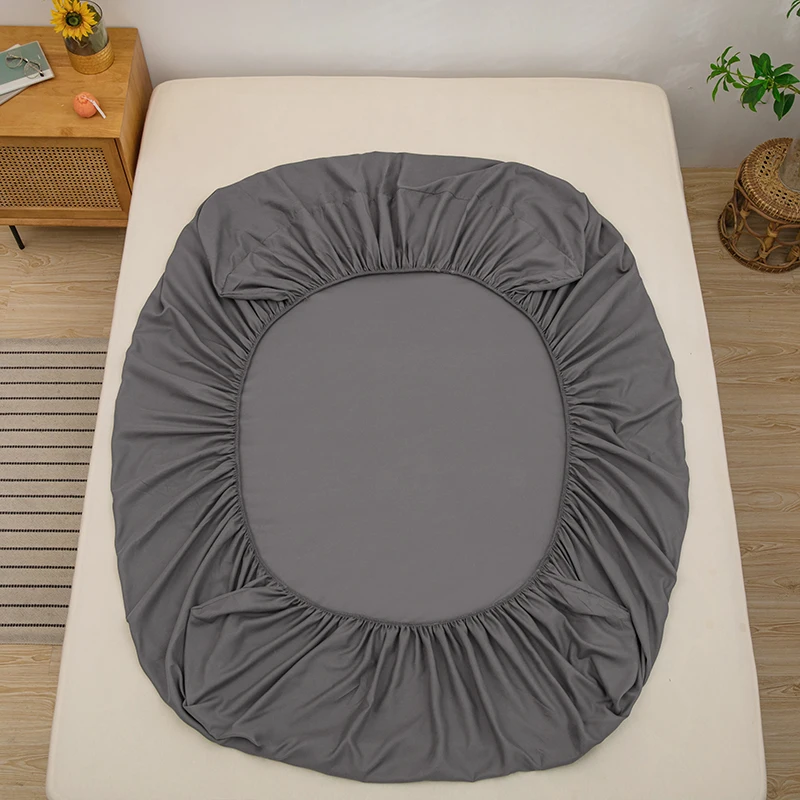 Fitted-Flat-Sheets-Elastic-Microfiber-Double-Bedding-Sheets-for-Beds