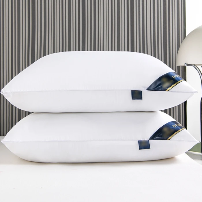 Five-Star-Hotel-Quality-Luxury-Large-Bed-Pillows-48-74cm-Microfiber-Filling-Hilton-Hotel-Style-High-Neck-Bed-Pillows