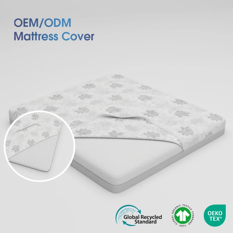 Floral-Knitted-Mattress-Cover-Breathable-Soft-Bedding-Protector-Anti-Bacteria-Waterproof-Hospital-Home-Use