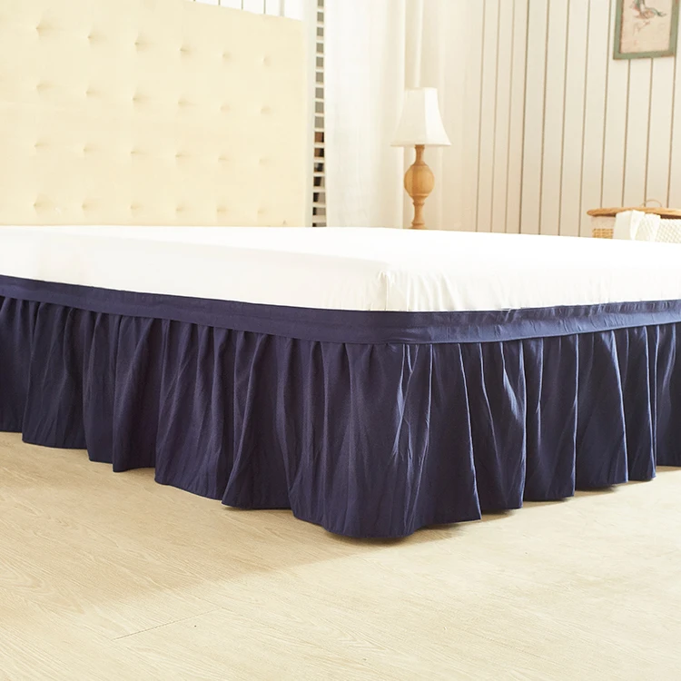 Flourish-High-Quality-OEM-ODM-Bed-Skirt-Fitted-Sheet-Bed-Skirt-for-Hotel