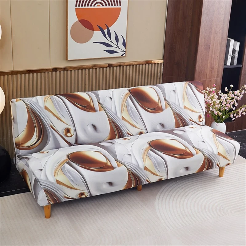 Flower-Printed-Sofa-Bed-Cover-Elastic-Anti-dust-Straight-Sofa-Cover-Armless-Sofa-Bed-Covers