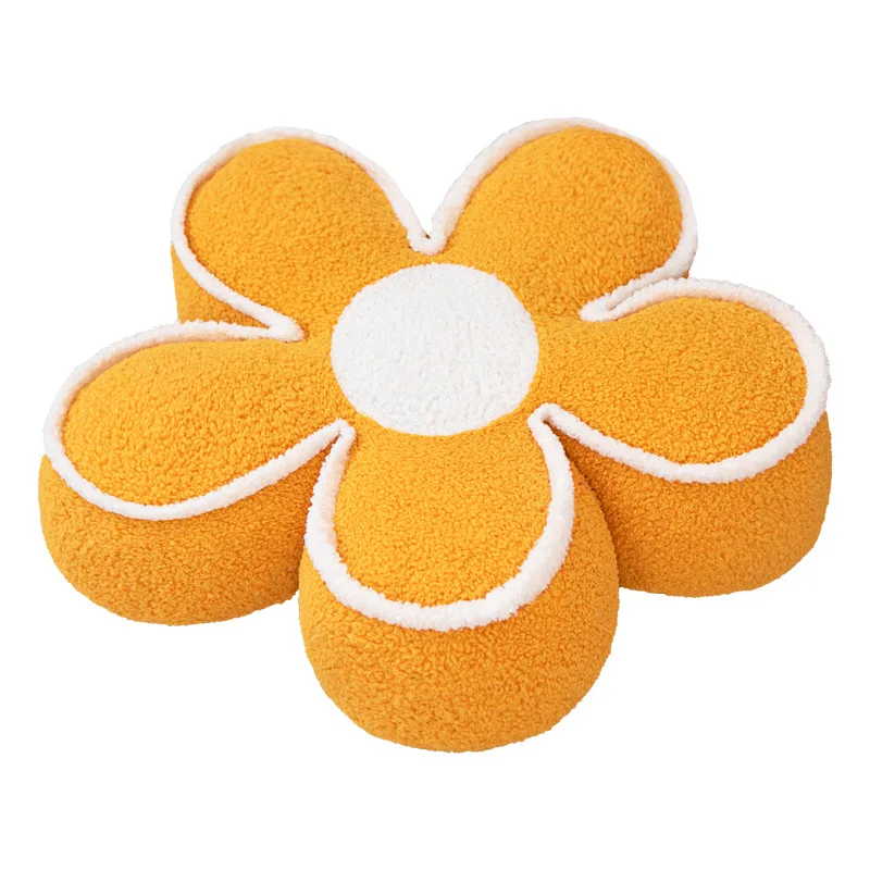 Flower-Shaped-Seat-Cushion-Decorative-Pillow-Teddy-Toy-Velvet-Throw-Pillow