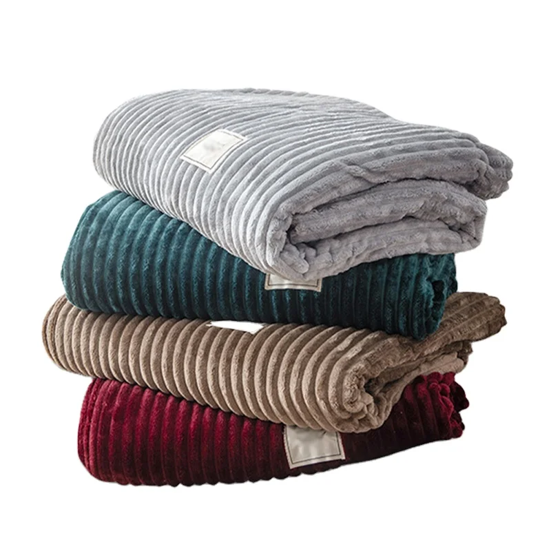 Fluffy-Cozy-Fleece-Throw-Blanket-Soft-Polyester-Flannel-3D-Striped-Jacquard-Throws-Blankets