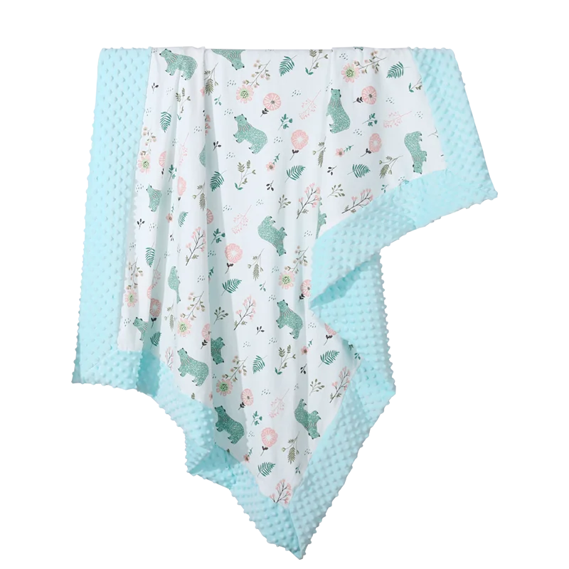 Fluffy-Mild-100-Cotton-Comforter-Firm-Grip-Moisture-releasing-Baby-Sleep-Blanket