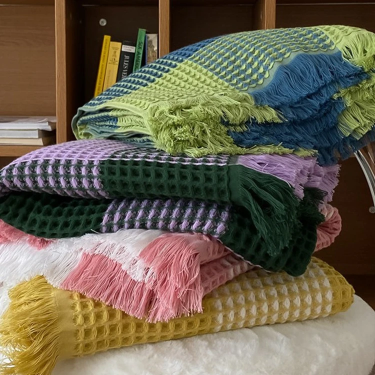 Fluffy-Plaid-Throw-Blanket-Nordic-Soft-Warm-Autumn-Winter-Bed-Blankets-Bed-Bedroom-Decoration