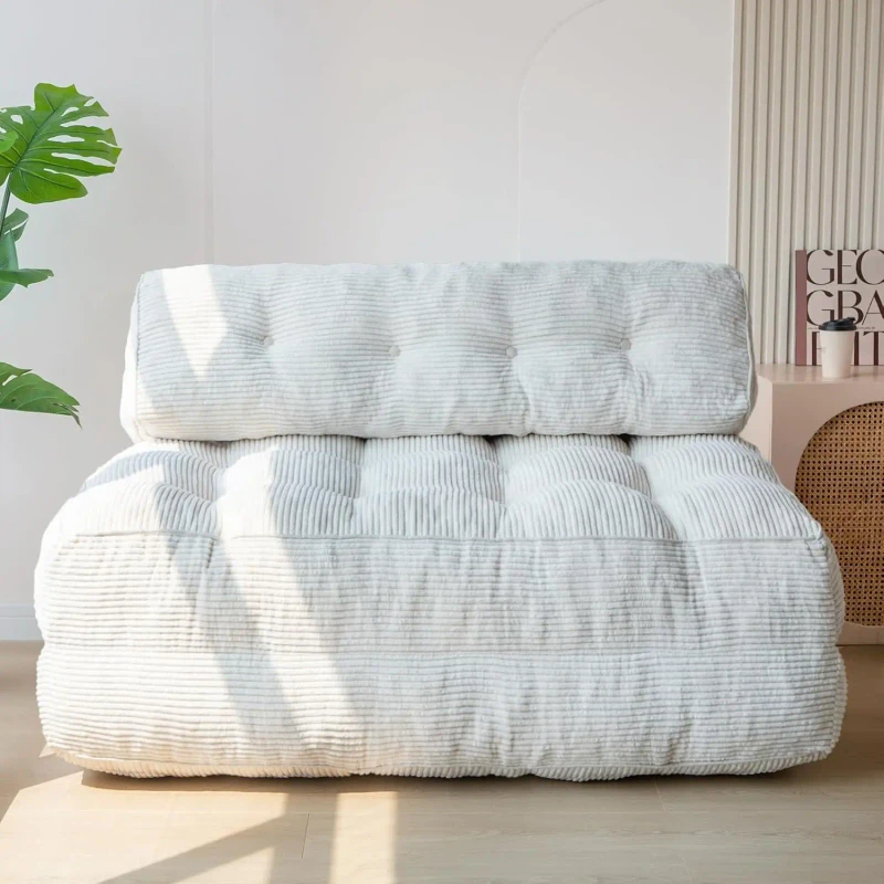 Foldable-Sofa-Bed-Convertible-Sleeping-Chair-Pillow-Mattress-Backrest-Support-Portable-Folding-Lounge-for-Bedroom-Beige-Double