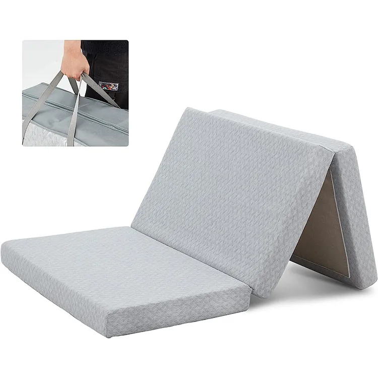 Folding-Mattress-Memory-Foam-Foldable-Mattress-Bed-Portable-Floor-Mattress-Topper-Camping-Mat-With-Carry-Bag-for-Guest-Room-Home