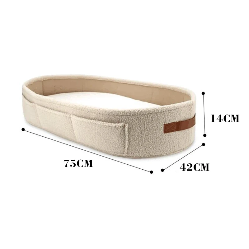 Folding-Portable-Moses-Teddy-Fabric-Baby-Diaper-Changing-Basket-Wipeable-Waterproof-Cover-Soft-Diamond-Pad