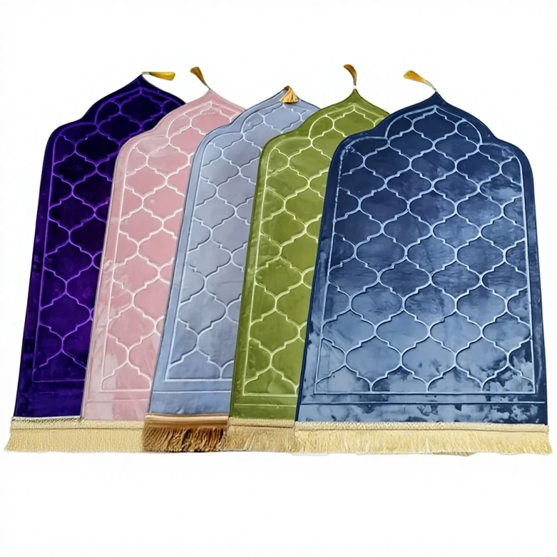 For-Cross-Border-Worship-Rug-Drop-Shipping-Irregular-Blessing-Raschel-Thickened-Short-Pile-Gift-Felt-Embossed-Carpet-Living