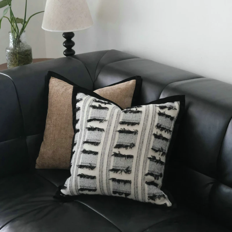 For-Living-Room-Decoration-Luxurious-Black-edge-Pillow-Modern-Minimalist-Style-Sofa-Cushion-Throw-Pillow