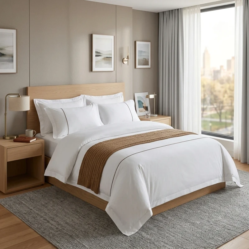 Free-Sample-Available-100-Cotton-200TC-Bed-Sheets-Flat-Elastic-Fitted-Sheet-Set-Stitching-Customized-for-Hospitality-OEM-Low