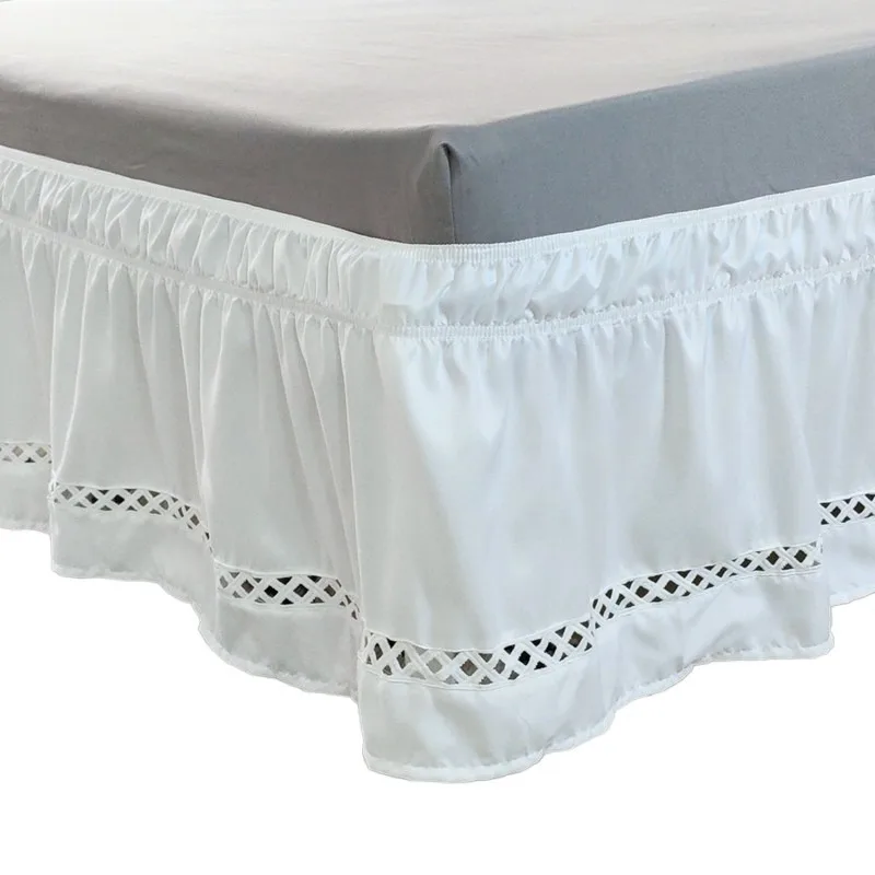 French-Bed-Skirt-Single-Piece-Home-Use-Elastic-Bedspread-Cross-Border-Decoration-for-Foreign-Trade-American-Style-300tc-100