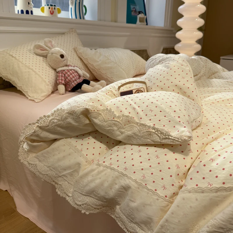 French-Countryside-Princess-Style-4-Piece-100-Cotton-OEKO-TEX-Certified-Wrinkle-Free-Bedding-Set-Fitted-Sheet-Duvet-Cover