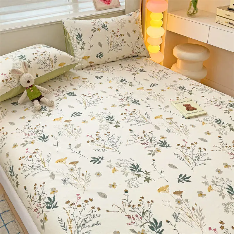 Fresh-Style-Bedding-Set-High-Quality-Printed-Fitted-Sheet-Soft-Breathable-Skin-friendly-Flat-Sheet-Set-for-Home-Hotel