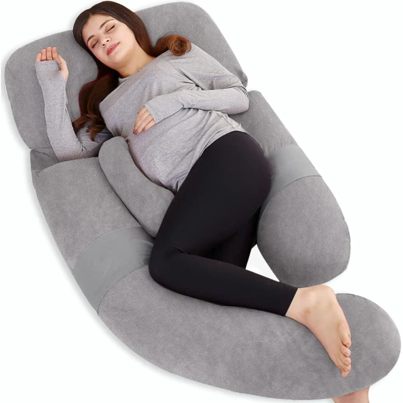 Full-Body-Detachable-Maternity-Pregnancy-Cotton-Pillow-with-Crystal-Velvet-Cover
