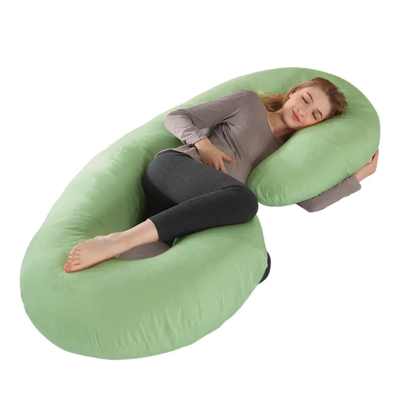 Full-Body-Maternity-Pillow-U-Shaped-Pregnancy-Pillow-100-Polyester-for-Sleep-Nursing-Soft-Support-for-Neck-Arms-Belly-Legs