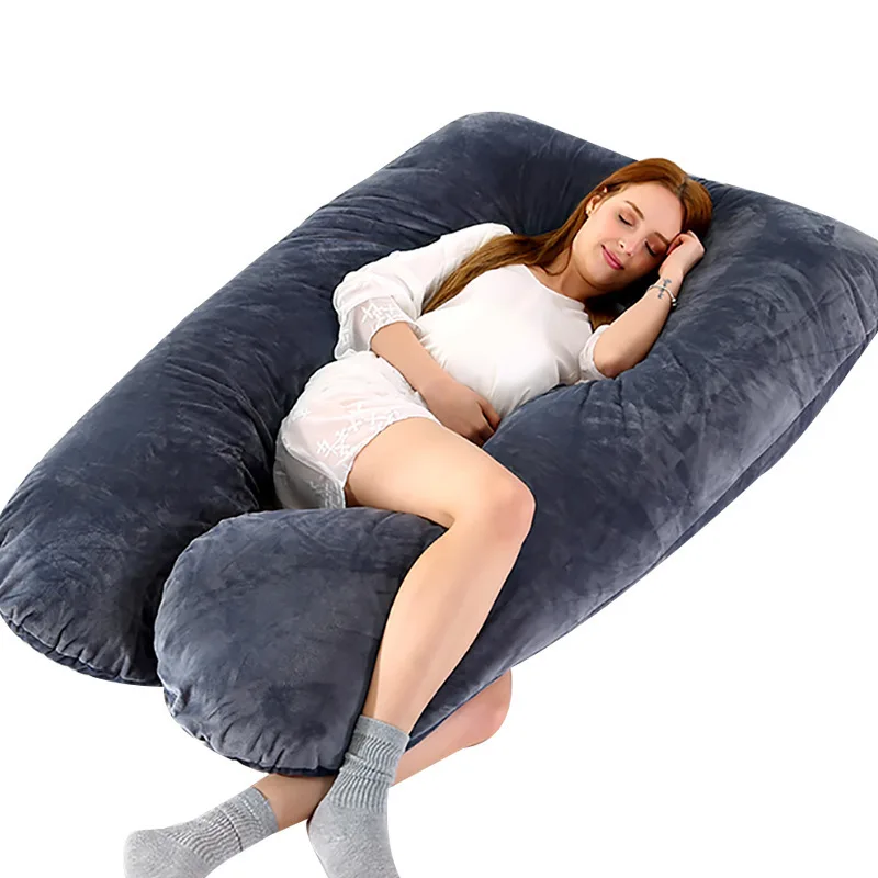 Full-Body-Maternity-Pillow-U-Shaped-Pregnancy-Pillow-for-Neck-Arms-Belly-Legs-Support