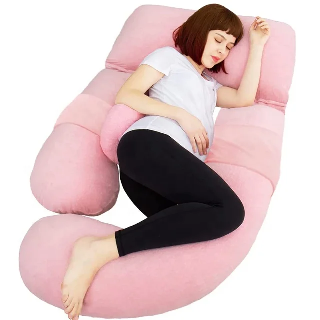 Full-Body-Pregnancy-Pillow-U-shaped-Maternity-Pillow-for-Pregnant-Sleeping-with-Removable-Cotton-Cover