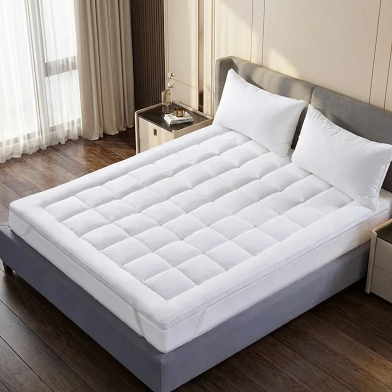 Full-Size-Extra-Thick-Microfiber-Mattress-Topper-for-Back-Pain-Soft-Breathable-Quilted-Mattress-Pad-for-Hotel-Dark-Gray