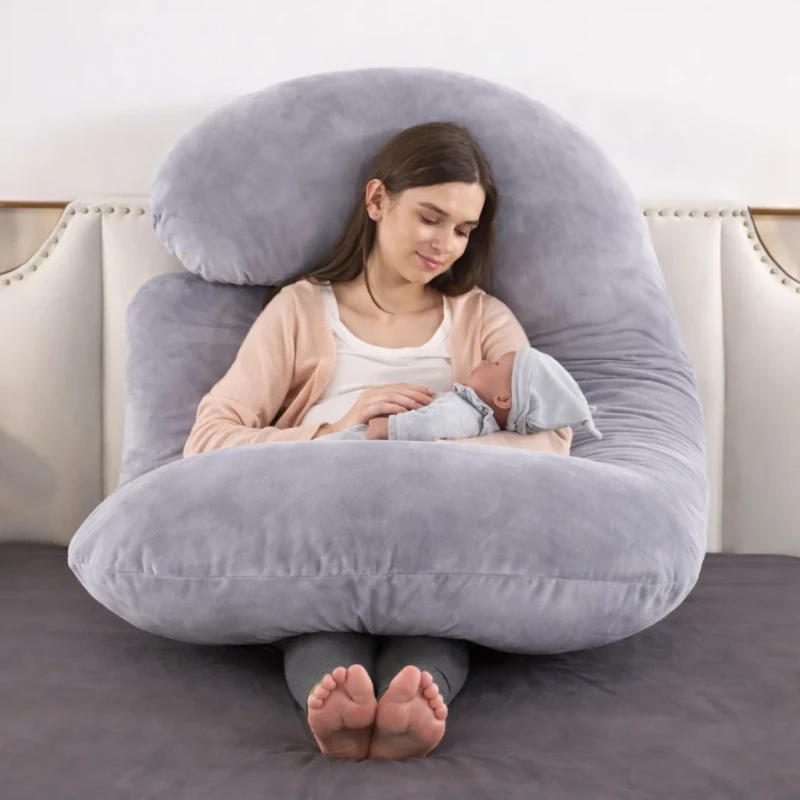 G-Shape-Maternity-Pregnancy-Pillow-with-Removable-Cotton-Cover-Full-Body-Support