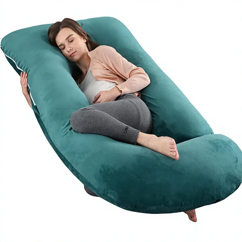 G-Shaped-Full-Body-Pregnancy-Pillow-with-7D-Hollow-Fiber-Fill-Adjustable-Dual-Zipper-Velvet-Cover-for-Maternity-Hip-Back-Support