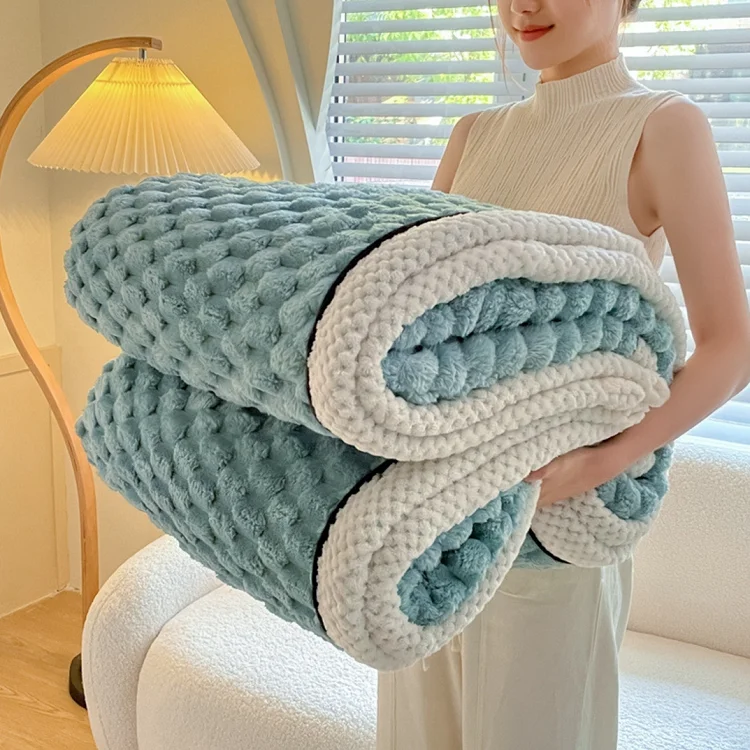 Golden-Turtle-Velvet-High-Weight-Blanket-A-class-Thickened-Home-Office-Napping-Warm-Cover-Carpet