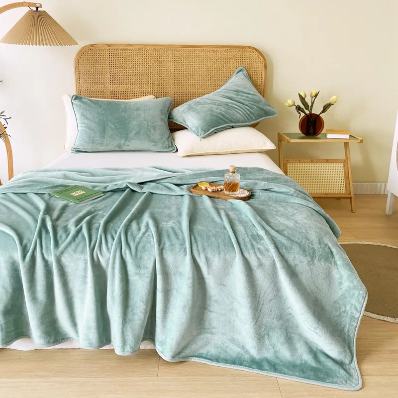Good-Quality-Fall-Super-Soft-Thick-Warm-Travel-Gift-Sofa-Bed-Throw-Fuzzy-Plaid-Flannel-Blankets