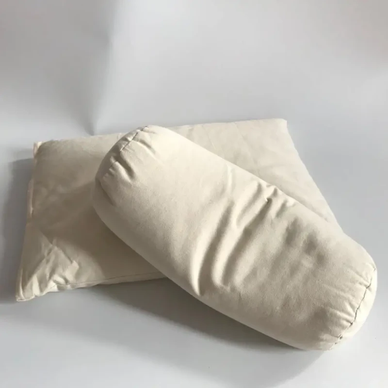Good-Quality-Organic-Fabric-Breathable-Bolster-and-Rectangle-Buckwheat-Hull-Pillow