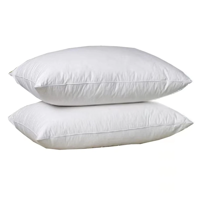 Goose-Down-Bed-Pillows-for-Sleeping-Natural-with-100-Cotton-Fabric-Soft-King-Size-Custom-Square-Microfiber-Bed-Pillow
