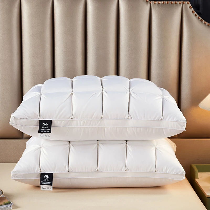 Goose-Down-Feather-Pillow-Down-Pillow-Duck-Down-Alternative-Bed-Pillow-Core-White