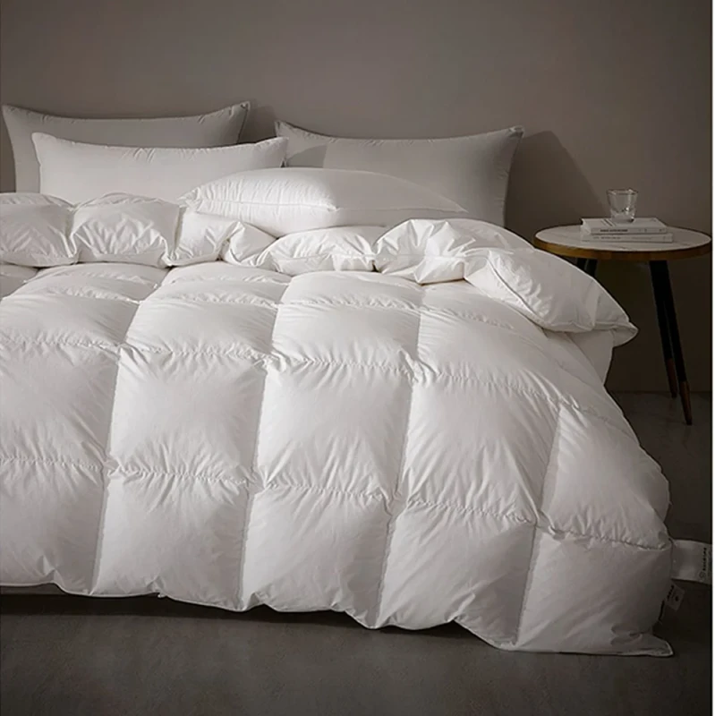 Goose-Feather-Down-Comforters-100-Cotton-Soft-Breathable-All-Season-Hotel-Luxury-Bedding-Comforter-Fluffy-White-Duvet-Insert