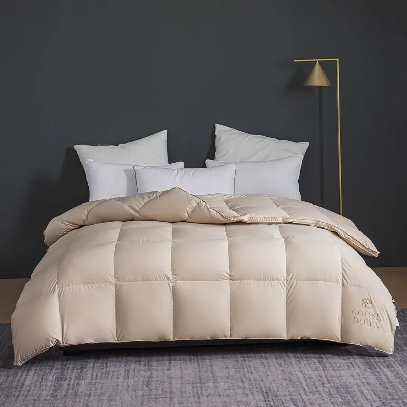 Goose-Feather-Down-Comforters-Extra-Fluffy-Duvet-Insert-Soft-Breathable-Hotel-Luxury-Bedding