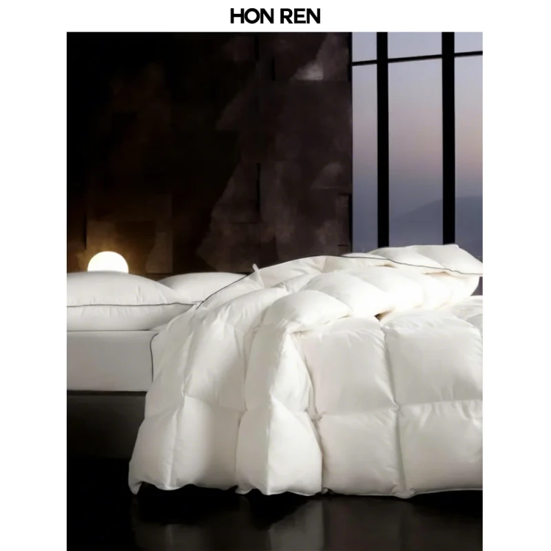 Goose-Feather-Down-Duvet-Insert-King-Size-Comforter-with-100-Skin-Friendly-Cotton-Shell-for-All-Season