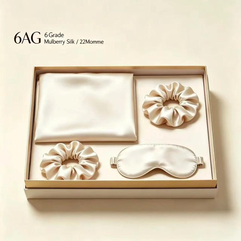 Gots-Certified-Oeko-tex-6A-25Mm-100-Pure-Silk-Pillowcase-Hypoallergenic-Pillow-Custom-Embroidery-Logo-With-Gift-Box