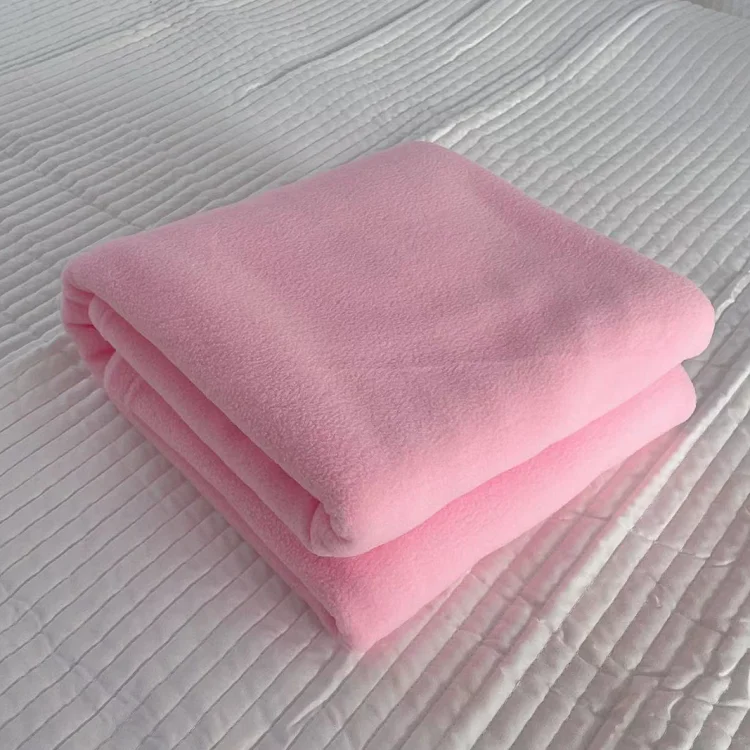 Gots-organic-Oeko-Tex-Standard-100-Polar-Recycled-Plastic-Rpet-Fleece-Polyester-Fabric-Pet-Disposable-Airline-Blanket