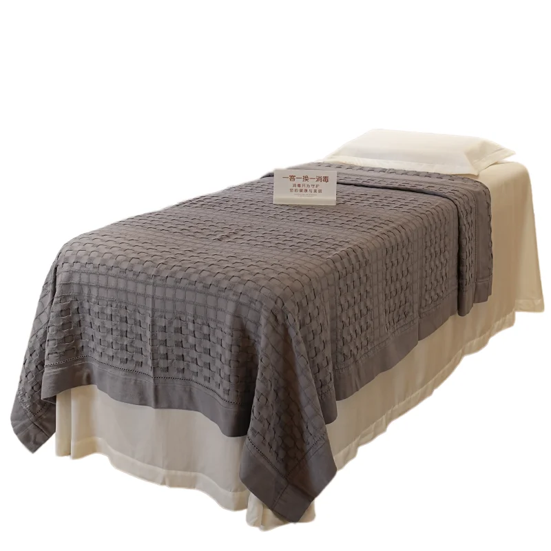 Gray-100-Cotton-Blanket-Queen-Size-for-Bed-Cooling-Breathable-Soft-Throw-Blanket-for-Summer-Thick-Cozy-Waffle-Weave-Blanket