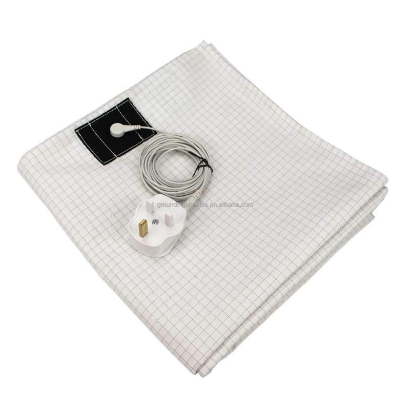 Grounding-Bedding-Sheet-Silver-Fiber-Conductive-Fabric-Bed-Linen-with-Durable-Grid-Structure