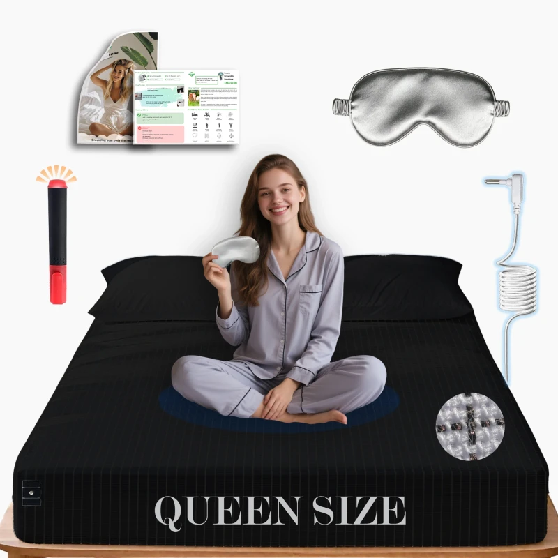 Grounding-Sheet-5-Silver-95-Organic-Cotton-Earthing-Fitted-Bedding-for-Home-Hotel-Use-Durable