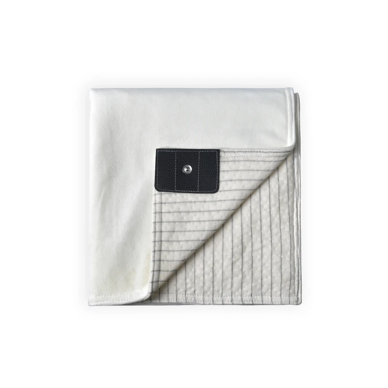 Grounding-Throw-Earth-Connected-Bedding-Conductive-Silver-Fiber-with-US-Cord-ESD-Grounding-Silver-Fiber-Blanket