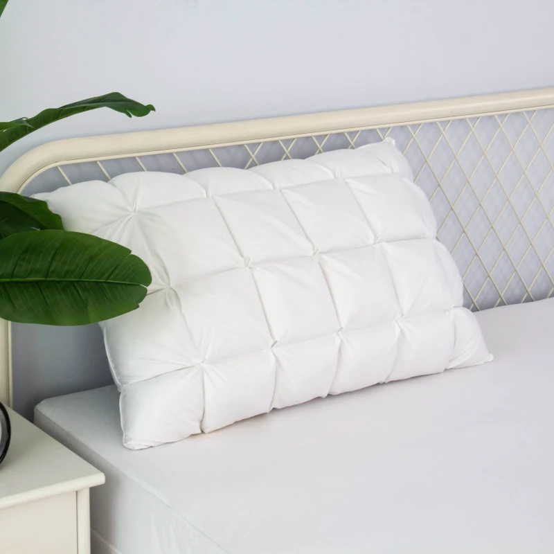 HOLLOW-FIBER-Hotel-Luxury-Pillow-for-Side-and-Back-Sleepers-Soft-and-Comfortable-Fluffy-Bed-Pillows