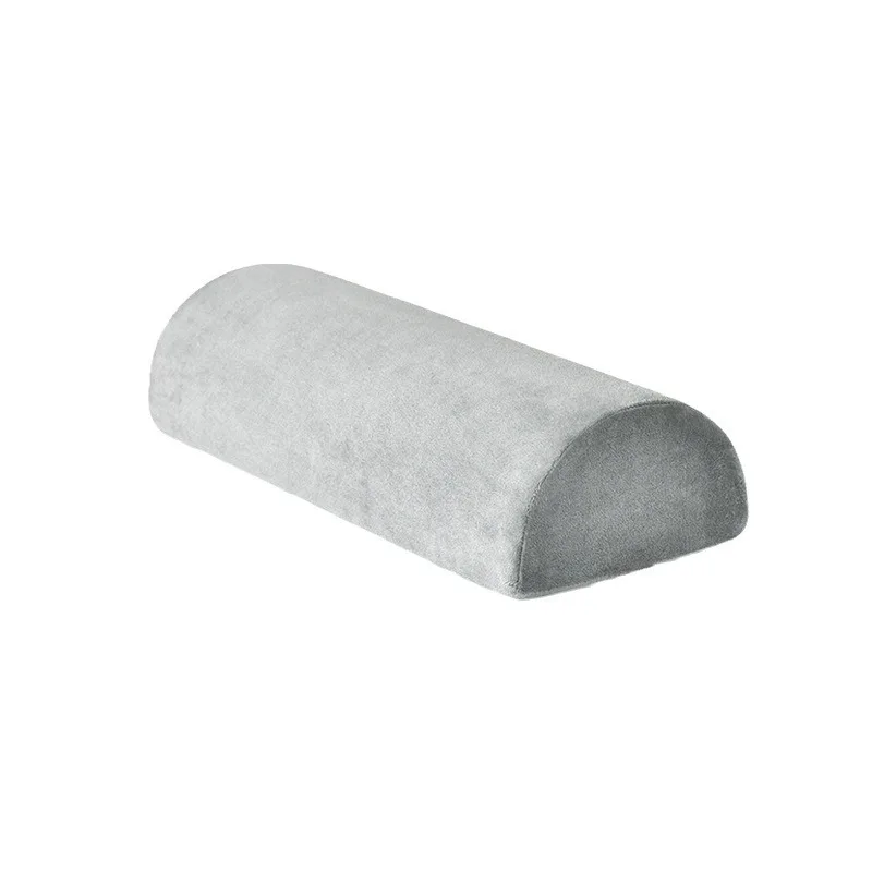 Half-Moon-Semi-Round-Memory-Foam-Bolster-Pillow-Knitted-Technique-Body-Neck-Massages-Positioner-Bedroom-Friendly-Side
