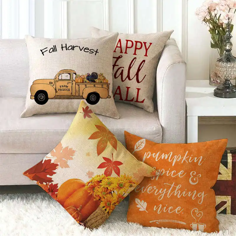 Halloween-Pumpkin-Leaves-Fall-Harvest-Customs-Throw-Cushions-Decorative-Pillows-Pillow-Covers-Set