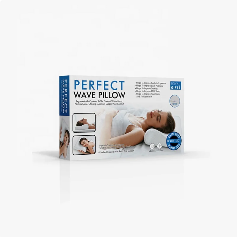 Healthy-Cervical-Ergonomic-Contoured-Legacy-Orthopedic-White-Wave-Memory-Foam-Bed-Head-Pillow