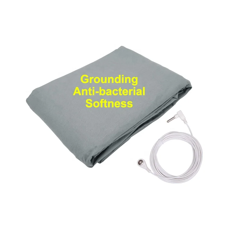 Healthy-Sleep-Silver-Fiber-Organic-Cotton-Earthing-Anti-radiation-Fitted-Sheet-191-137-40cm