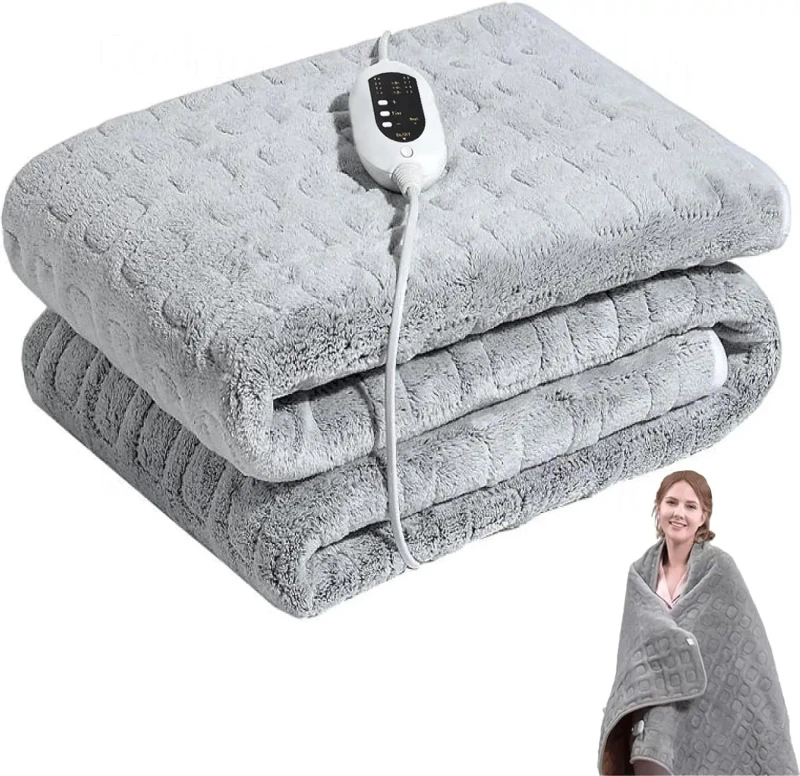 Heated-Blanket-Electric-Throw-50-x60-Heating-Blanket-Throw-Over-heat-Protection-Flannel-Sherpa-Heater-Blanket-Electric