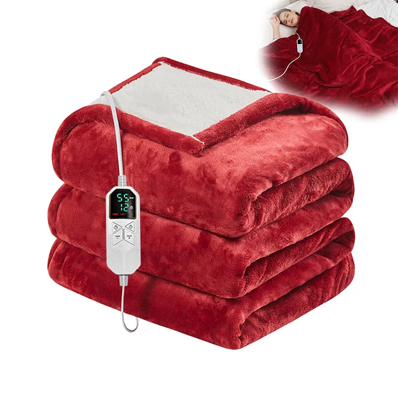 Heated-Blanket-with-Controller-220V-Adjustable-Temperature-and-Time-Washable-Perfect-for-Winter