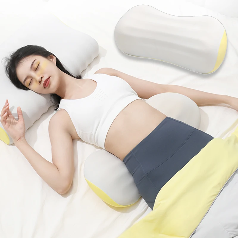 Heated-Memory-Foam-Bed-Back-Rest-Pillow-Ergonomic-Lumbar-Support-Cushion-For-Back-Pain-Relief-Adjustable-Heat-Therapy-For-Bed